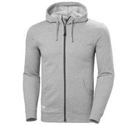 Helly-Hansen Mens Classic Zip Hoodie, 930 Grey Melange, 5XL