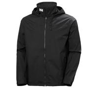 Helly Hansen Men's Crew Hooded Jacket 2.0, Black, L