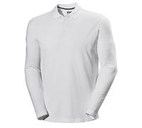 Helly Hansen Crewline Long Sleeve Polo Blanc L Homme
