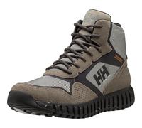 Helly-Hansen Monashee ULLR HELLY TECH Chaussures de randonnée imperméables pour homme HH Seam-Shield Premium Suède Cuir LWG DWR sans PFC, 720 Fallen Rock/Noir, 8.5