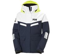 Veste à capuche Helly Hansen Pier 4.0 2L bleu blanc jaune femme - S