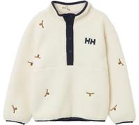 Helly-Hansen - Polaire brodée demi-pressionnée - K Frosty Pile Sweater Cream Little Moose Embroid - Taille Enfant 2 ans - Beige Beige 2 ans