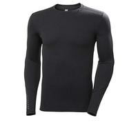 T-shirt d'intérieur Helly Hansen Lifa Merino Midweight Crew manches longues noir - M