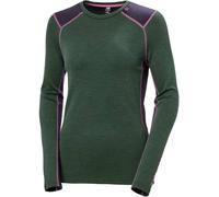 Helly-Hansen - Première couche en laine de mérinos - W Lifa Merino Midweight Crew Jungle Green pour Femme en Laine - Taille XS - Vert Vert XS