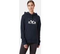 Helly Hansen Pull À Capuche Doux Femme Nord Graphic Bleu marine XS