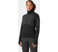 Helly Hansen Pullover Midweight Demi-zip En Laine Femme Lifa® Merino Noir L