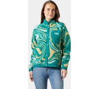 Polaire Helly Hansen Imperial Printed Pile Snap vert jaune blanc femme - XS