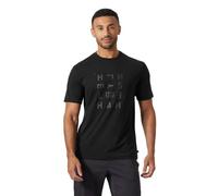 Helly Hansen Skog Recycled Graphic Short Sleeve T-shirt Noir L Homme