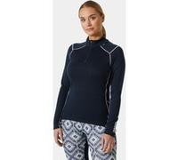 Helly Hansen Sous-pull Col Zippé Femme Lifa Merino Bleu marine S