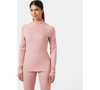 Helly Hansen Sous-pull Col Zippé Femme Lifa Merino Rose M