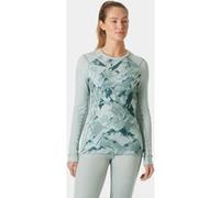 Helly Hansen Sous-pull Femme Midweight Lifa Merino Graphic Vert M