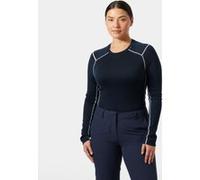 Helly Hansen Sous-pull Ras-du-cou Femme Lifa Merino Bleu marine L