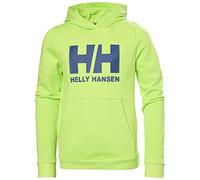 Helly Hansen Sweat à Capuche avec Logo Jr HH 2.0 Chemise, Vert Pointu, 128 Mixte Enfant