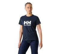 Helly Hansen Logo 3.0 Short Sleeve T-shirt Bleu XS Femme