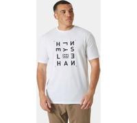 T shirt helly hansen skog recycled graphic blanc homme