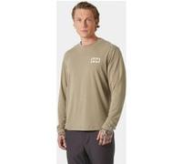 Helly Hansen Skog Graphic Tee Long Sleeve T-shirt Beige 2XL Homme