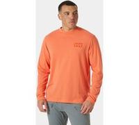 Helly Hansen T-shirt Graphique À Manches Longues Homme Skog Orange L