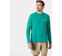 Helly Hansen T-shirt Graphique À Manches Longues Homme Skog Vert L