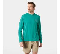 Helly Hansen T-shirt Graphique À Manches Longues Homme Skog Vert XL