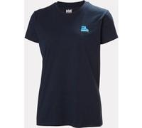 Helly Hansen Massif Graphic Femmes T-shirt S Bleu foncé