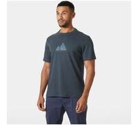 Helly Hansen T-shirt Graphique Homme Massif Bleu 2XL