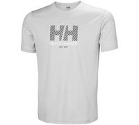 Helly Hansen T-shirt HH Tech Graphic 2.0 pour homme - Gris Brouillard L