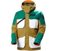 HELLY HANSEN Ullr D Heritage Long Jacket - Homme - Marron / Blanc / Vert - taille M- modèle 2025