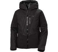 Helly-Hansen - Veste de ski imper-respirante et isolante en Primaloft® Black Eco - W Valdisere 3.0 Jacket Black Embossed Stripes pour Femme - Taille M Noir M