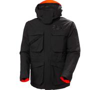 Helly-Hansen - Veste de ski imperméable et isolante en Primaloft® Black Eco - ULLR D Heritage Long Jacket Black - Taille S - Noir Noir S
