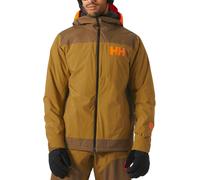 Helly-Hansen - Veste de ski imperméable et isolée en PrimaLoft Balck Eco® - Powdreamer 2.0 Jacket Sepia pour Homme - Taille XL - Marron Marron XL