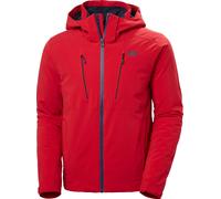 Helly-Hansen - Veste de ski imperméable, respirante et isolante en Primaloft® - Alpha 4.0 Jacket Red pour Homme - Taille S - Rouge Rouge S