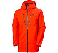Helly-Hansen - Veste de ski isolante et imperméable en PrimaLoft® - Alpha Long Shell Cherry Tomato pour Homme - Taille L - Rouge Rouge L