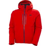 Helly-Hansen - Veste de ski isolante, imperméable et respirante - Alpha Lifaloft Jacket Red - Taille L - Rouge Rouge L