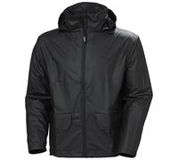 Helly Hansen Voss Veste de Pluie Imperméable, 36/37, Noir