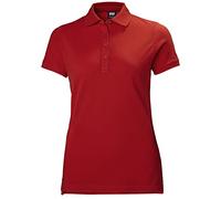 Helly Hansen W Crew Pique 2 Polo Alert Red Womens XS