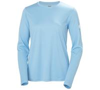 Helly-Hansen W HH Tech Crew LS 2.0 pour Femme, Turquoise, Taille M