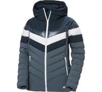 Veste à capuche Helly Hansen Imperial Puffy Ski Free gris bleu blanc femme - S
