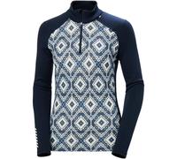 HELLY HANSEN W Lifa Merino Midweight Graphic - Femme - Bleu / Blanc - taille L- modèle 2025