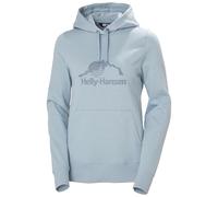 Helly Hansen W Nord Sweat à Capuche Graphique pour Femme, Bleu Vent, Taille L, Bleu venteux, L