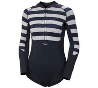 Maillot de bain Helly Hansen Waterwear Longsleeve bleu marine blanc femme - XS