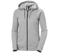 Helly-Hansen Women Classic Zip Hoodie, 930 Grey Melange, Large