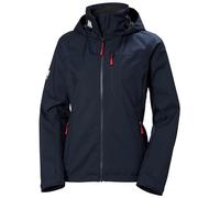 Helly Hansen Women's W Crew Hooded Jacket 2.0, Navy, L