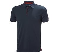 Helly-Hansen Workwear Kensington Tech Polo pour homme - Pull léger et respirant à manches courtes pour une grande mobilité, 591 Bleu marine, Taille XL