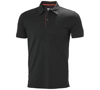 Helly-Hansen Workwear Kensington Tech Polo pour homme - Pull léger et respirant à manches courtes pour une grande mobilité, 991 Noir, XX-Large