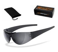HELLY® - No.1 Bikereyes® | lunettes de soleil moto, lunettes de motard | anti-buée, coupe-vent, incassables | vainqueur du test* (fumé [moab 4])
