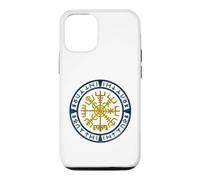 Helm of Awe Aegishjalmur Norse Rune Illustration Coque pour iPhone 12/12 Pro