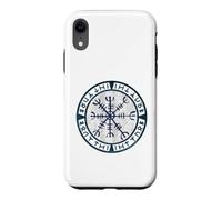 Helm of Awe Aegishjalmur Norse Rune Illustration Coque pour iPhone XR