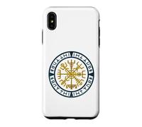Helm of Awe Aegishjalmur Norse Rune Illustration Coque pour iPhone XS Max