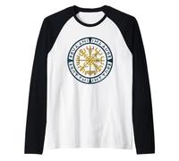 Helm of Awe Aegishjalmur Norse Rune Illustration Manche Raglan
