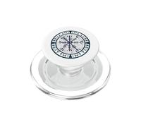 Helm of Awe Aegishjalmur Norse Rune Illustration PopSockets PopGrip pour MagSafe